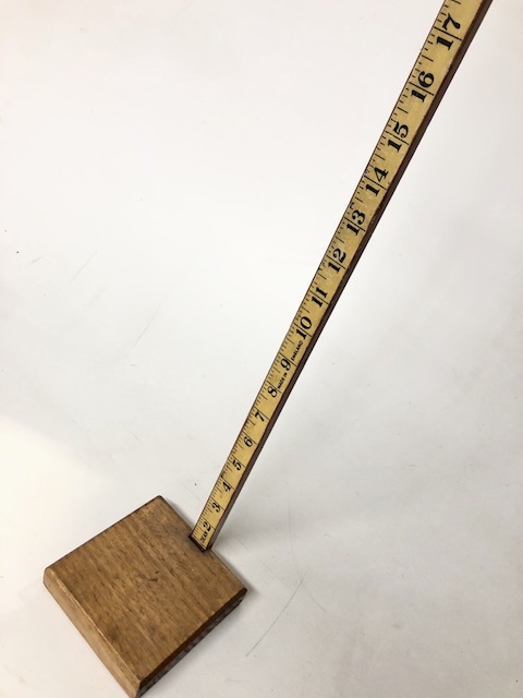 MEASURING STAND, Wooden Vintage